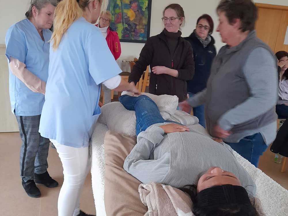 Interne Schulung der Pflegekr&auml;fte